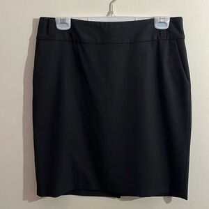 Black pencil skirt